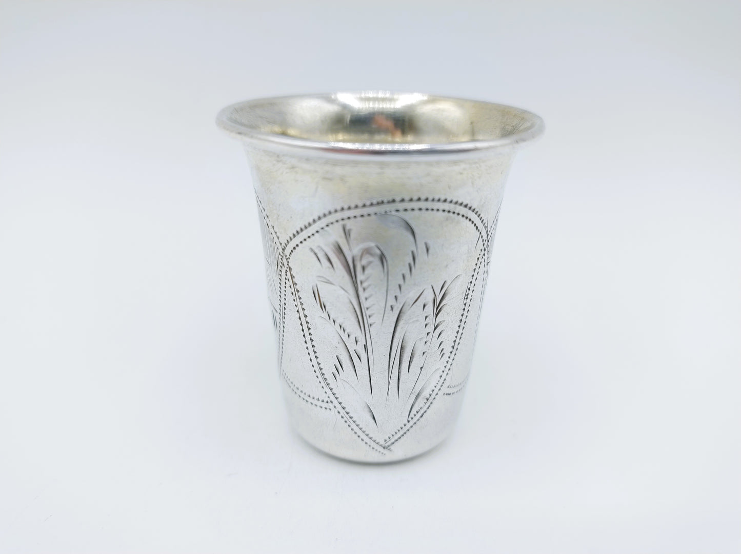 Silver kiddush cup, Heirs IE Zakhoder, Berdichev, 1907