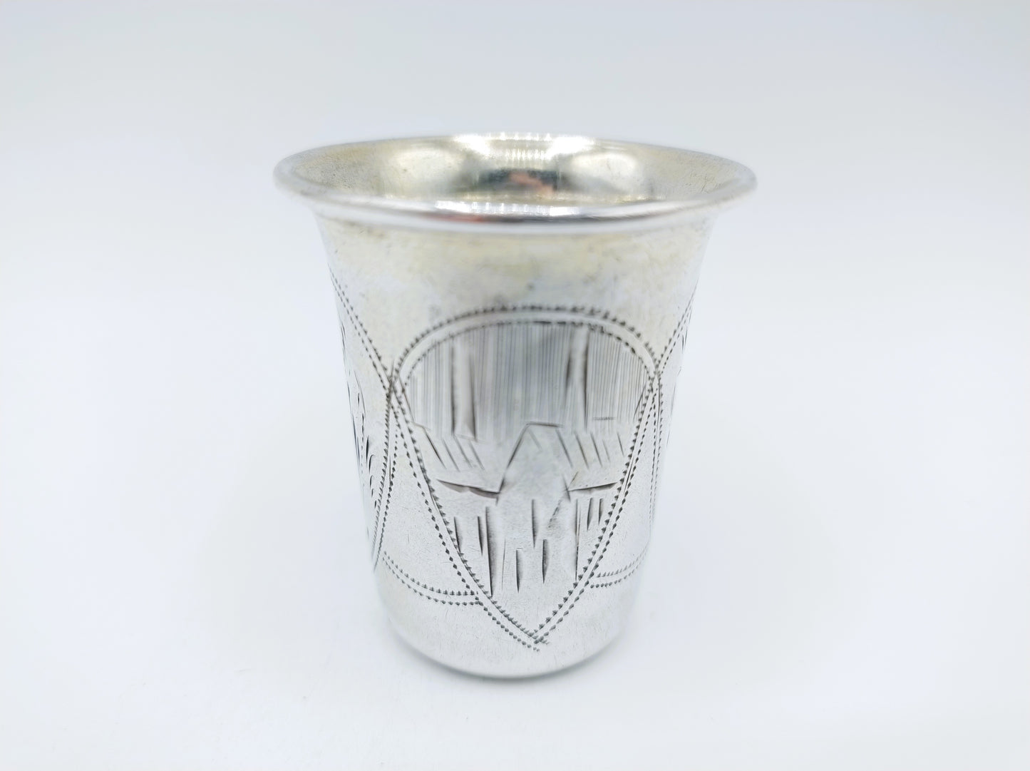 Silver kiddush cup, Heirs IE Zakhoder, Berdichev, 1907