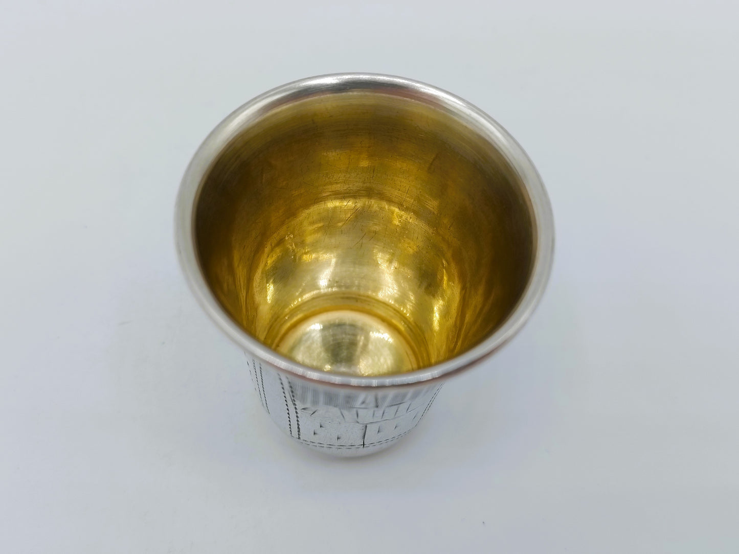 Silver kiddush cup, Heirs IE Zakhoder, Berdichev, 1907