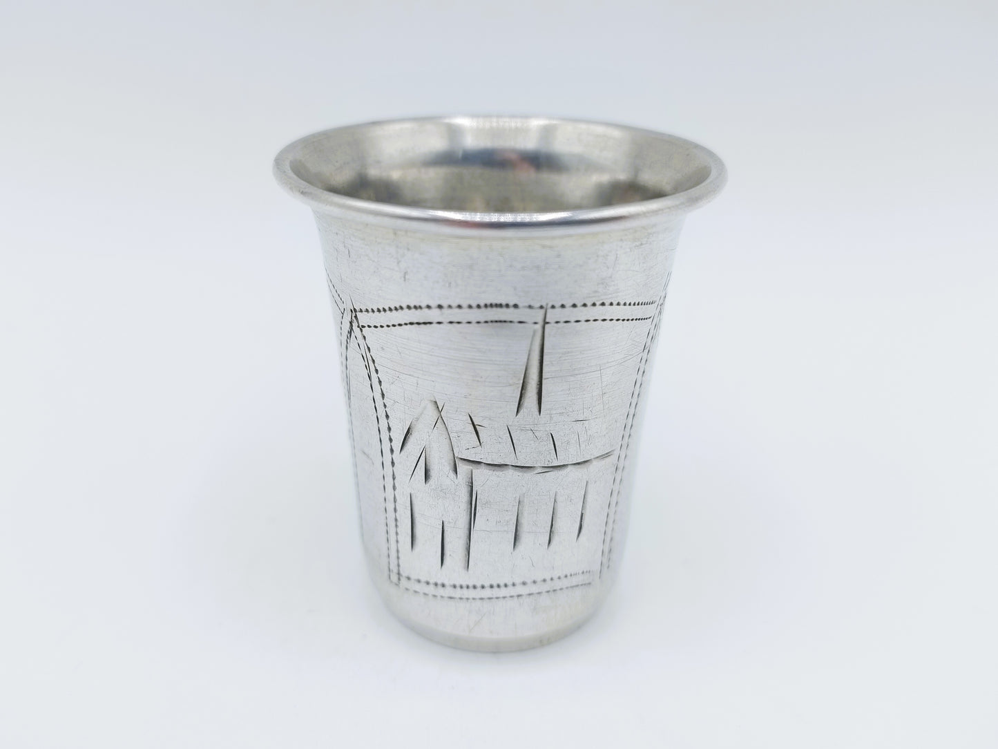 Silver kiddush cup, Heirs IE Zakhoder, Berdichev, 1907