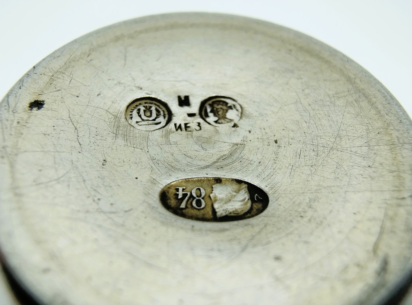 Silver kiddush cup, Heirs IE Zakhoder, Berdichev, 1907