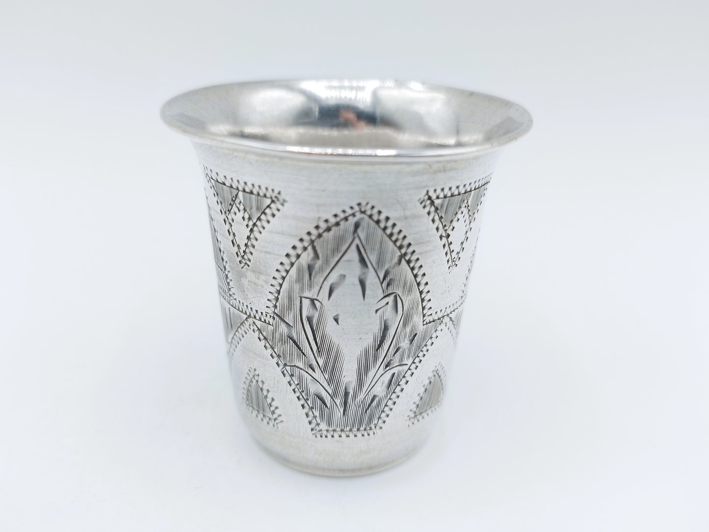 Silver kiddush cup, IY Zakhoder, Berdichev, 1893
