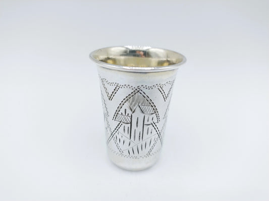 Zilveren kiddush beker, I. Lozinsky, Tula, ca. 1900