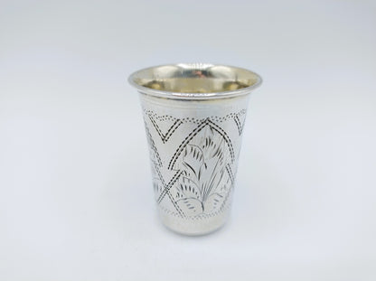 Zilveren kiddush beker, I. Lozinsky, Tula, ca. 1900