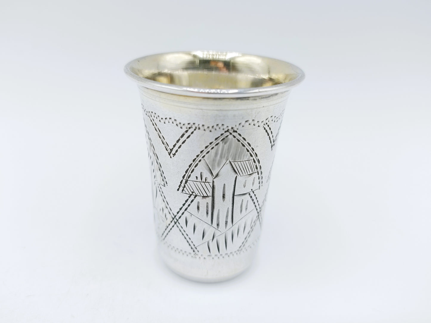 Zilveren kiddush beker, I. Lozinsky, Tula, ca. 1900