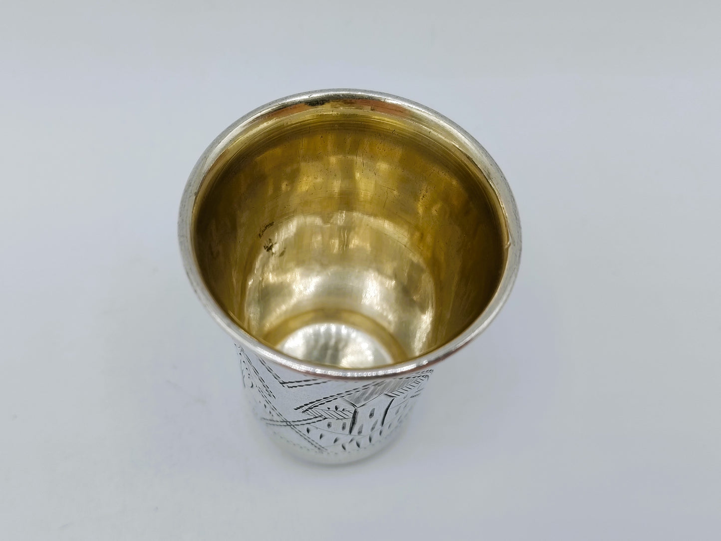 Zilveren kiddush beker, I. Lozinsky, Tula, ca. 1900