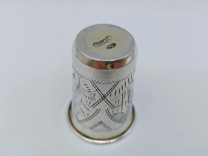 Zilveren kiddush beker, I. Lozinsky, Tula, ca. 1900