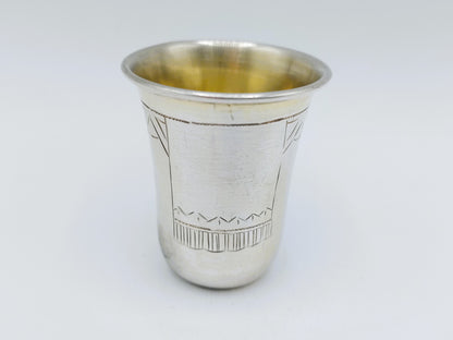 Zilveren kiddush beker, P. Shutenkov, Moskou, 1895