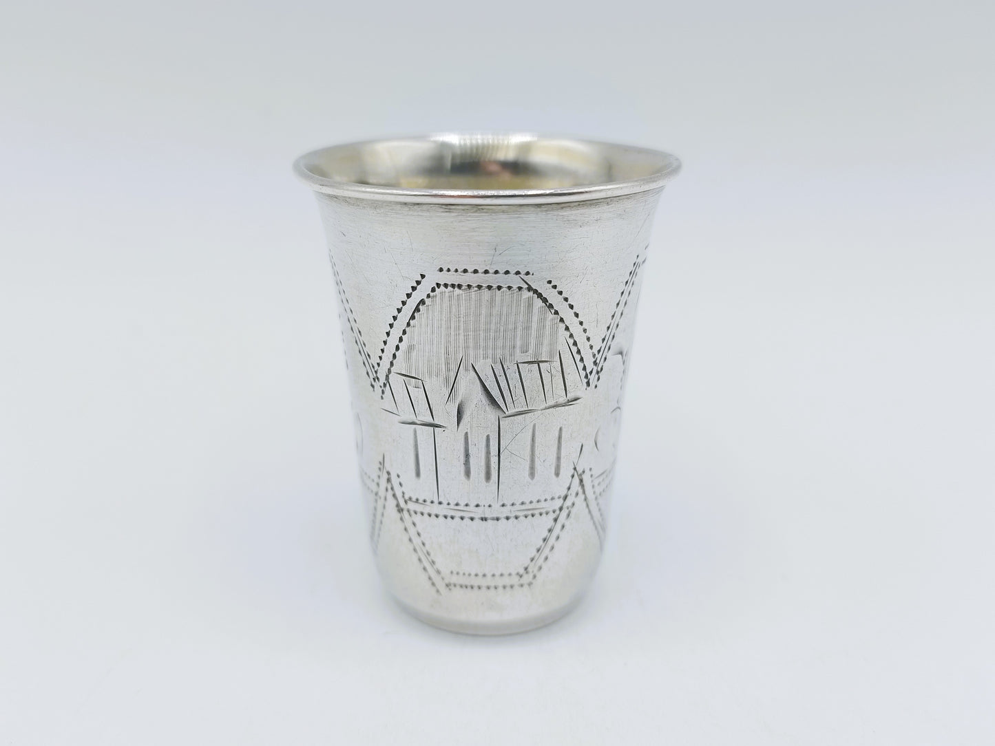 Silver kiddush cup, IY Zakhoder, Kiev, ca. 1890