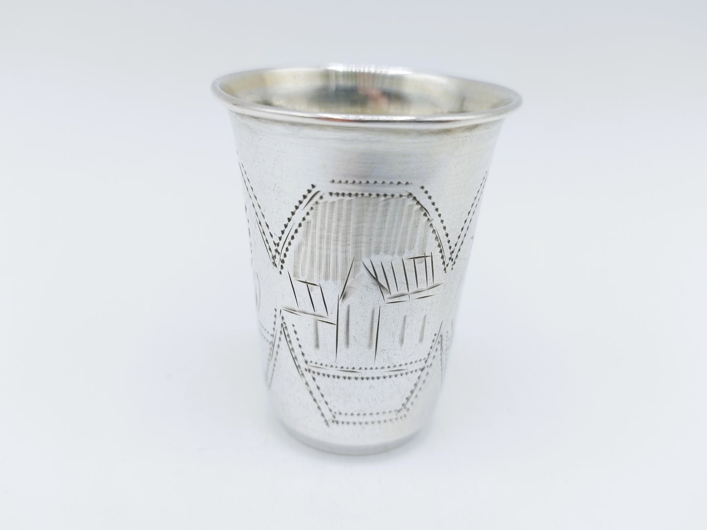 Silver kiddush cup, IY Zakhoder, Kiev, ca. 1890