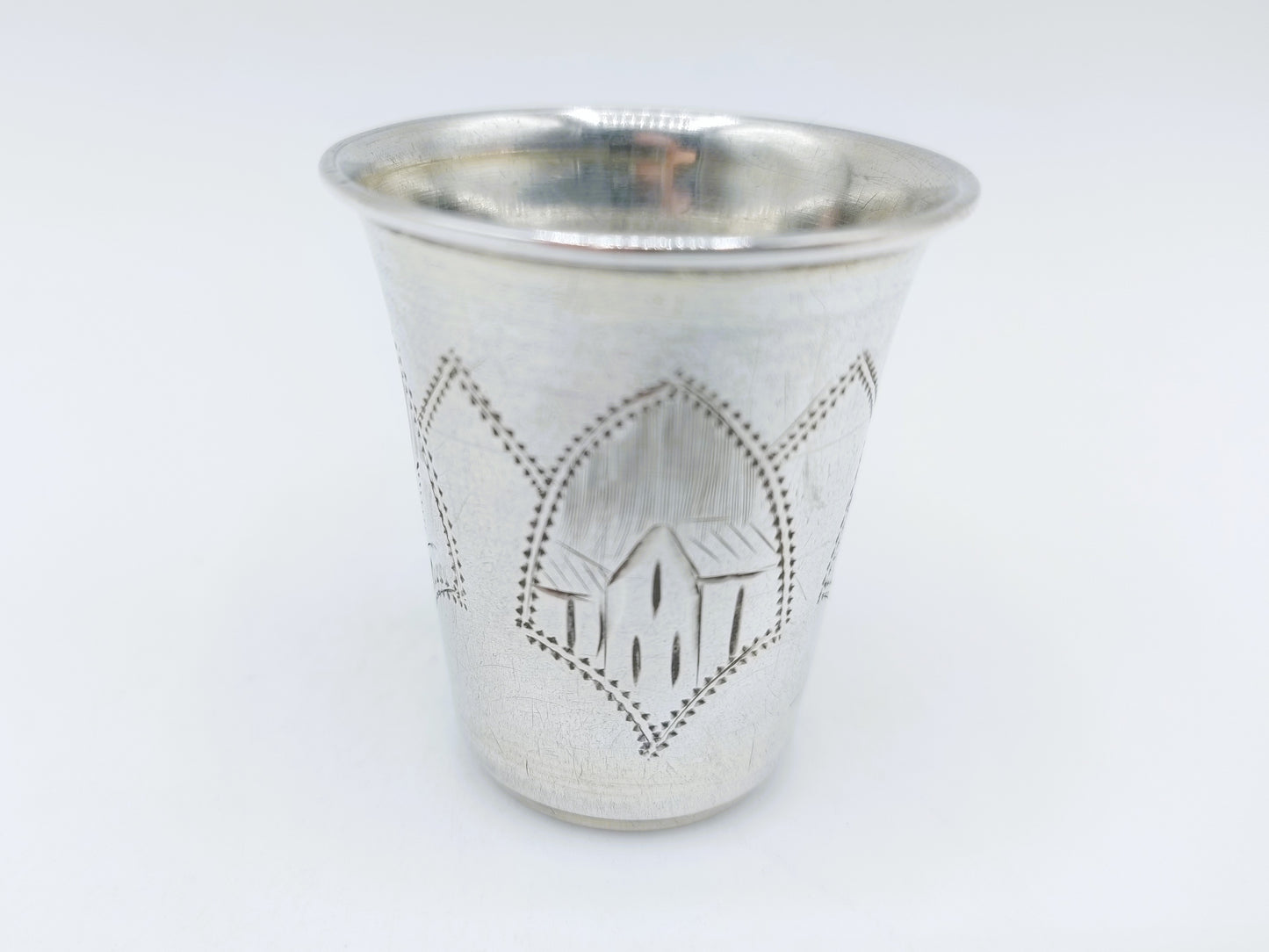 Zilveren kiddush cup, I.Y. Zakhoder, Berdichev, ca. 1900