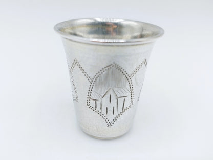 Zilveren kiddush cup, I.Y. Zakhoder, Berdichev, ca. 1900