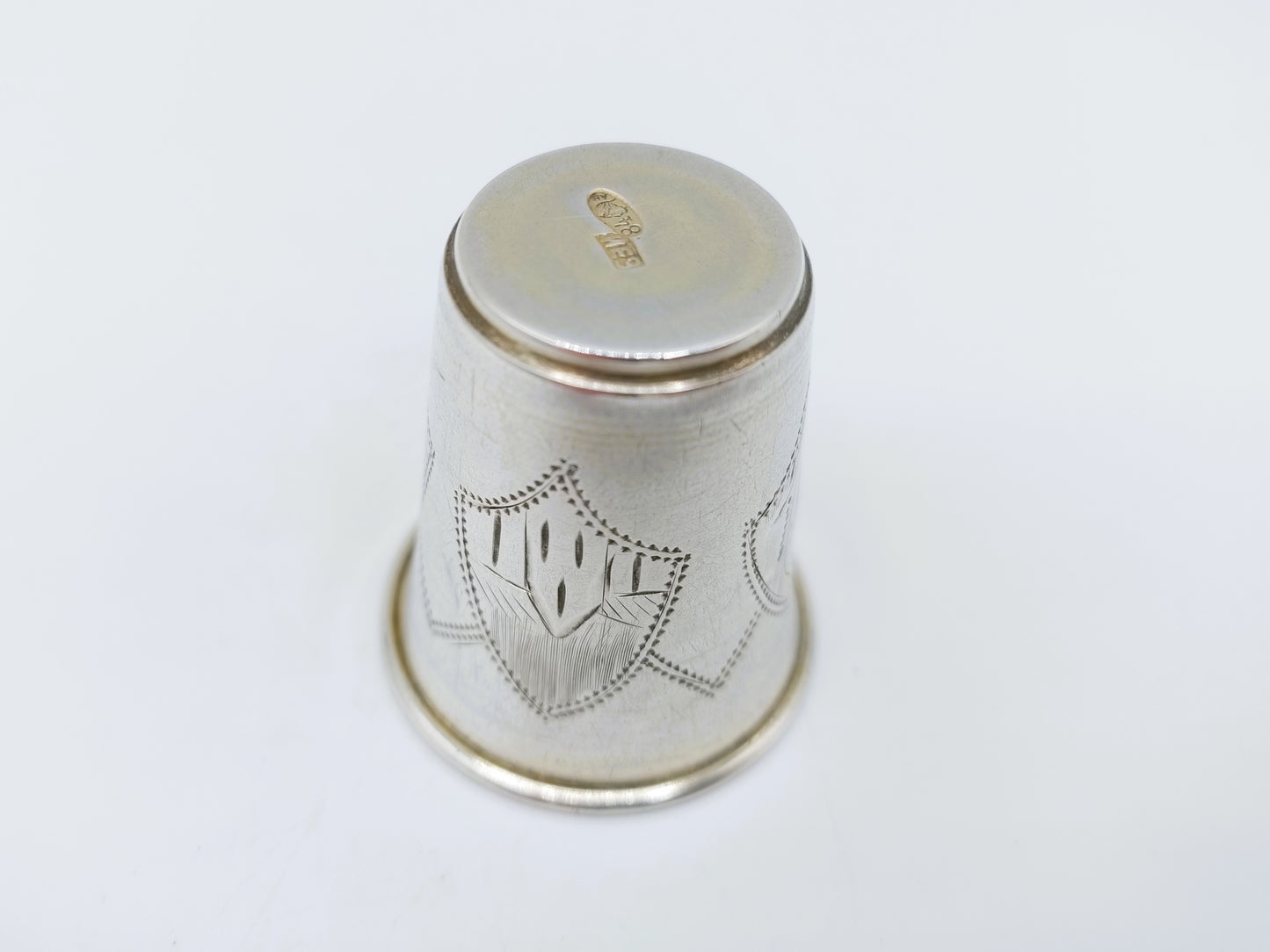 Zilveren kiddush cup, I.Y. Zakhoder, Berdichev, ca. 1900