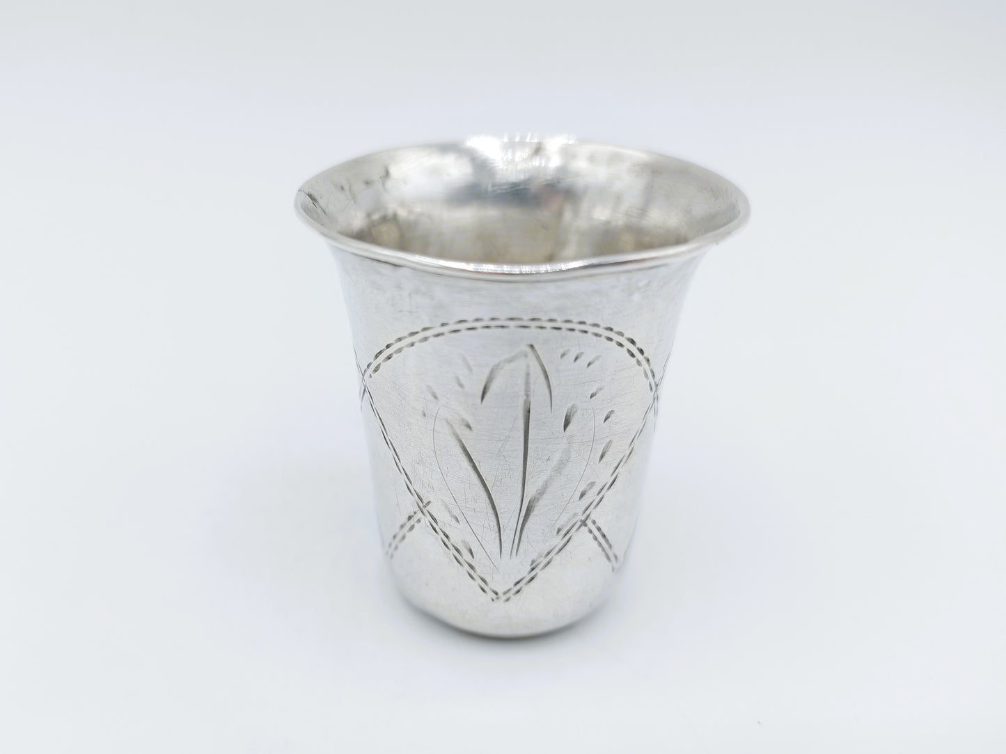 Silver kiddush cup, M. Yakubowski, Kraków, ca. 1890