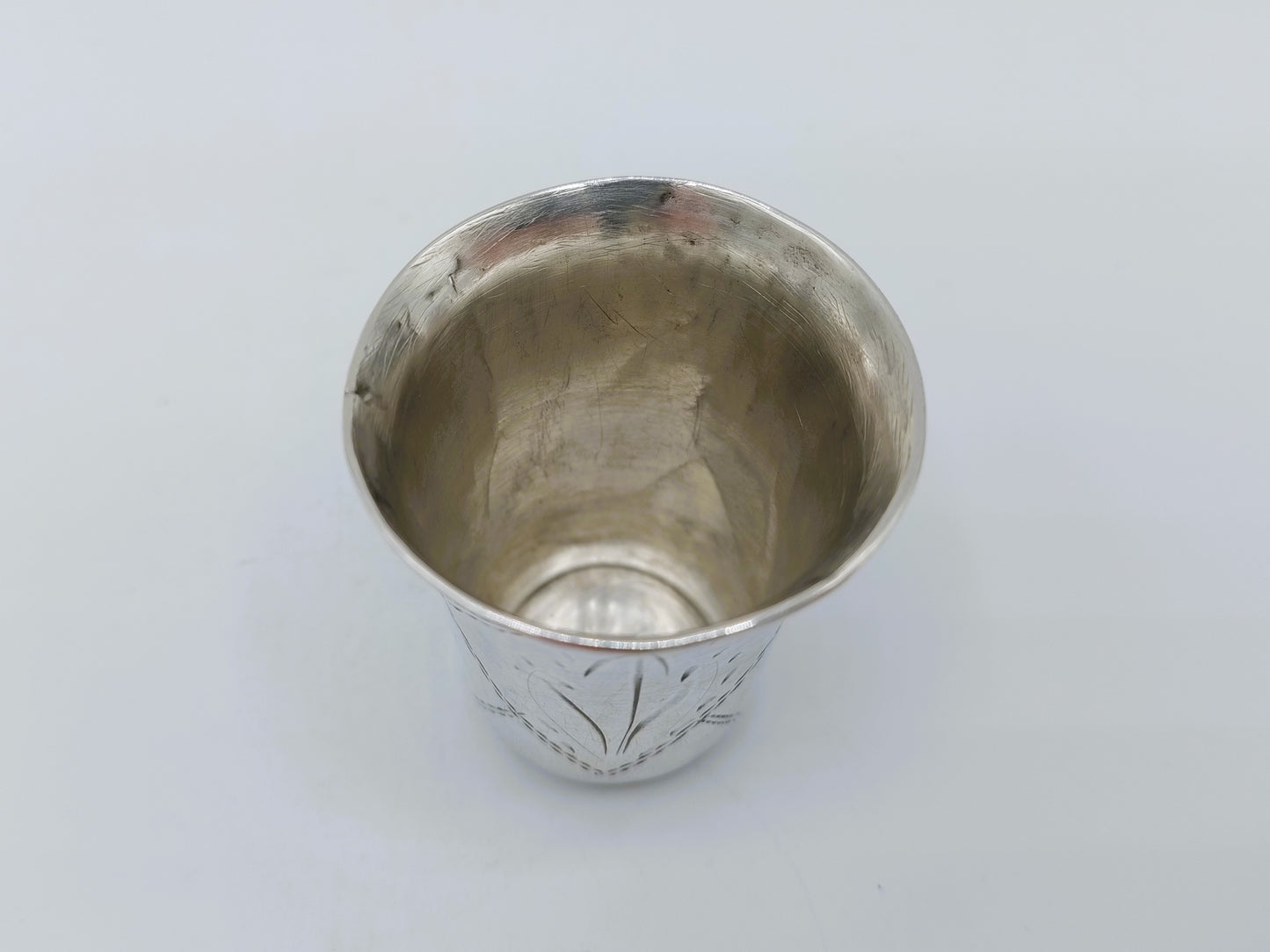 Silver kiddush cup, M. Yakubowski, Kraków, ca. 1890