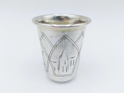 Zilveren kiddush beker, S. Tipograf, Warschau, ca. 1900