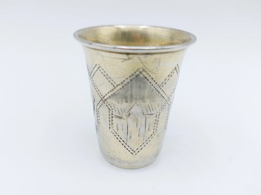 Zilveren kiddush beker, S. Tipograf, Warschau, ca. 1900