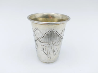 Zilveren kiddush beker, S. Tipograf, Warschau, ca. 1900