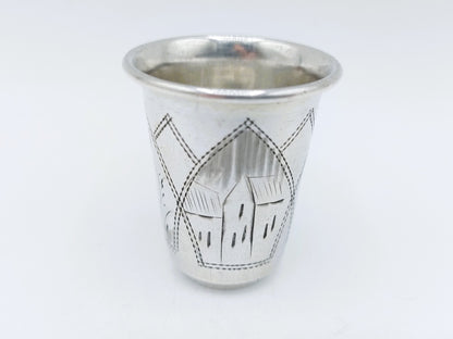 Zilveren kiddush beker, S. Tipograf, Warschau, ca. 1900