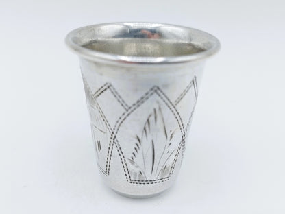 Zilveren kiddush beker, S. Tipograf, Warschau, ca. 1900