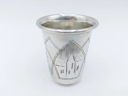 Zilveren kiddush beker, S. Tipograf, Warschau, ca. 1900