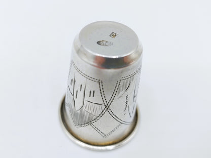 Zilveren kiddush beker, S. Tipograf, Warschau, ca. 1900