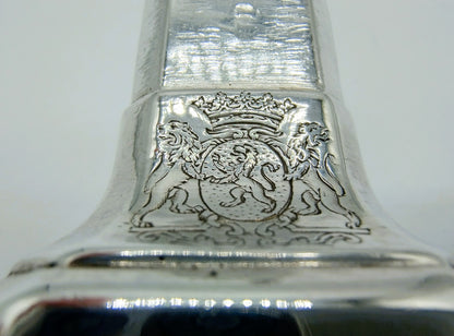 Zilveren olie- en azijnstel incl. strooibus, J. Logerath I, Den Haag, 1737