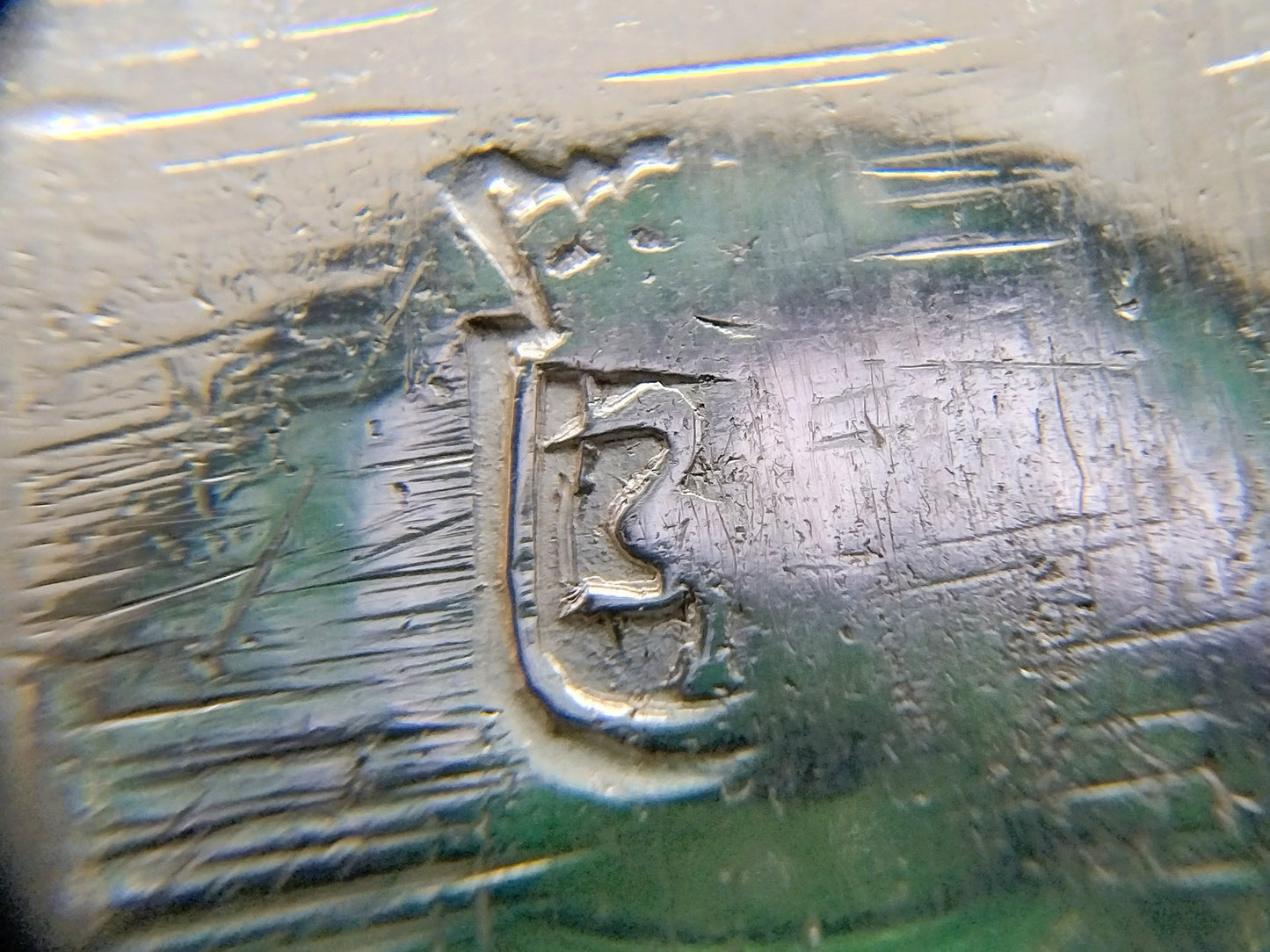 Zilveren olie- en azijnstel incl. strooibus, J. Logerath I, Den Haag, 1737