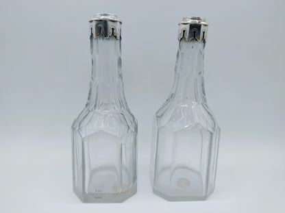 Zilveren olie- en azijnstel incl. strooibus, J. Logerath I, Den Haag, 1737