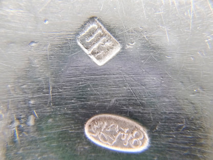 Zilveren kaviaarschaal, I.P. Prokofiev, Moskou, ca. 1900