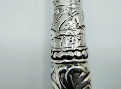 Zilveren chatelaine met Willem V naaldenkoker, o.a. D. Goedhart, Amsterdam, 1788