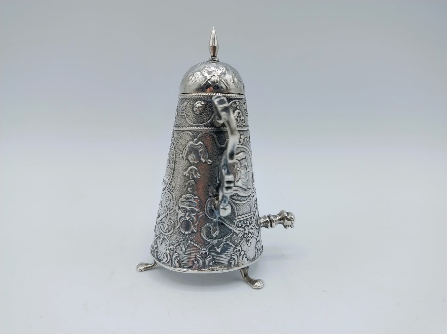 Zilveren miniatuur koffiekan, Nederland, 45g