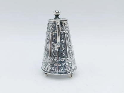 Zilveren miniatuur koffiekan, P. van Somerwil I, Amsterdam, ca. 1730