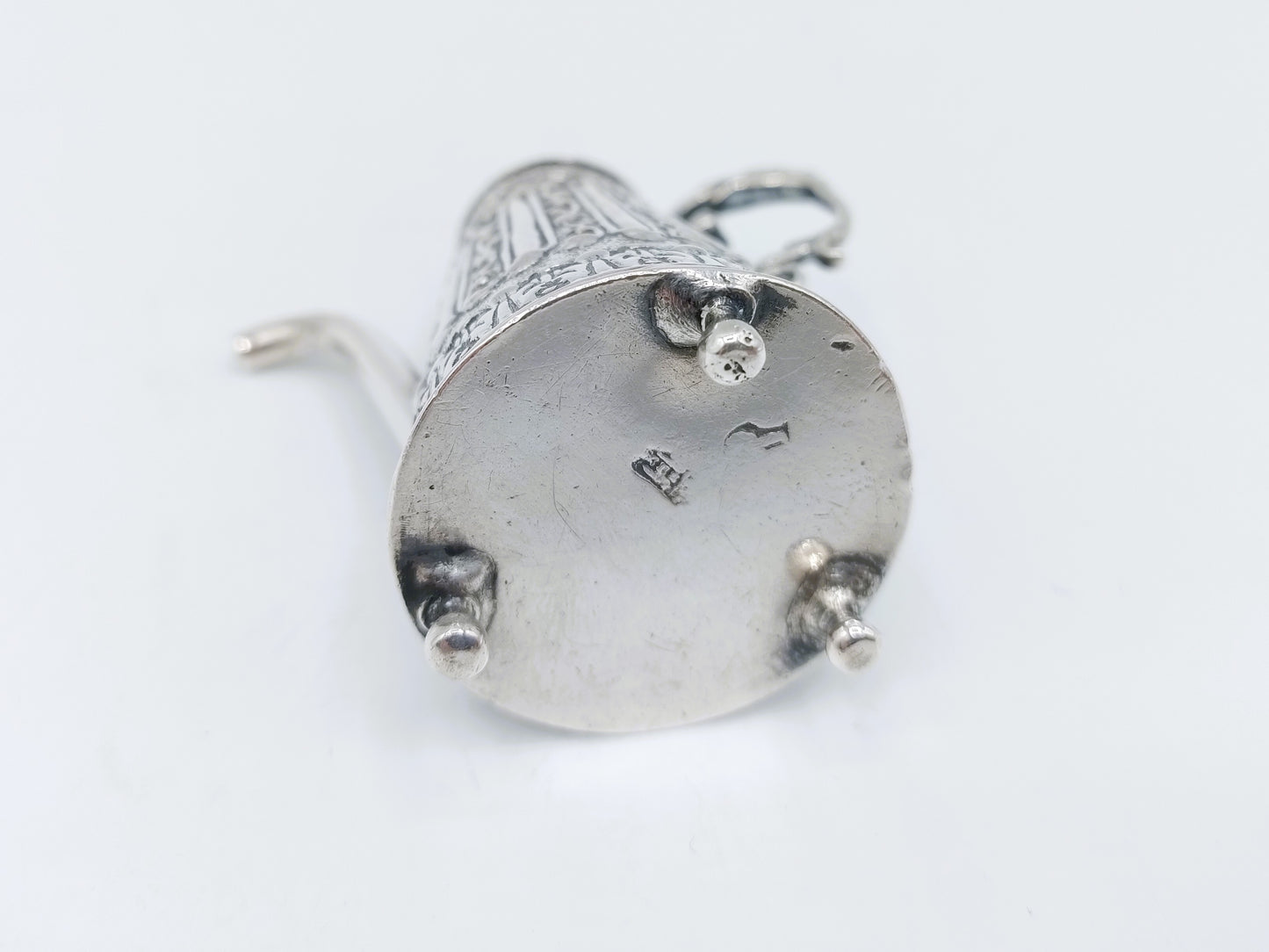 Zilveren miniatuur koffiekan, P. van Somerwil I, Amsterdam, ca. 1730