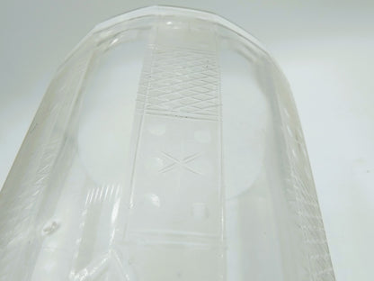 Kristallen vaas met zilveren voet, J.M. Steiger, Amsterdam, 1855