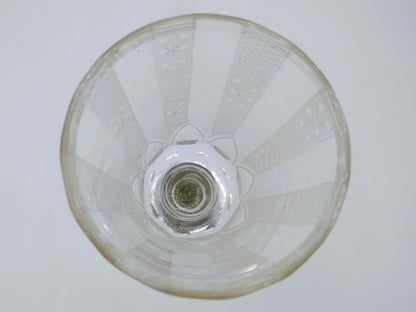 Kristallen vaas met zilveren voet, J.M. Steiger, Amsterdam, 1855