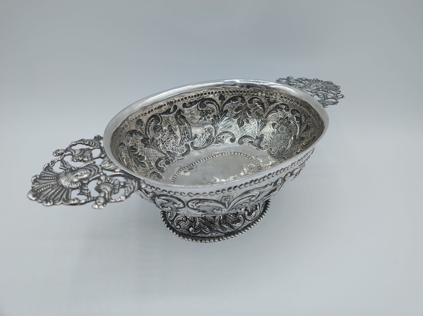Silver purse clasp, A. de Groot-Boersma, Sneek, 1892