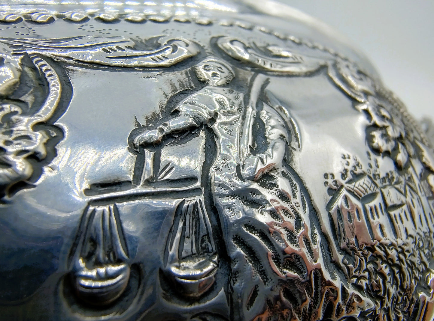 Silver purse clasp, A. de Groot-Boersma, Sneek, 1892