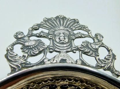 Silver purse clasp, A. de Groot-Boersma, Sneek, 1892