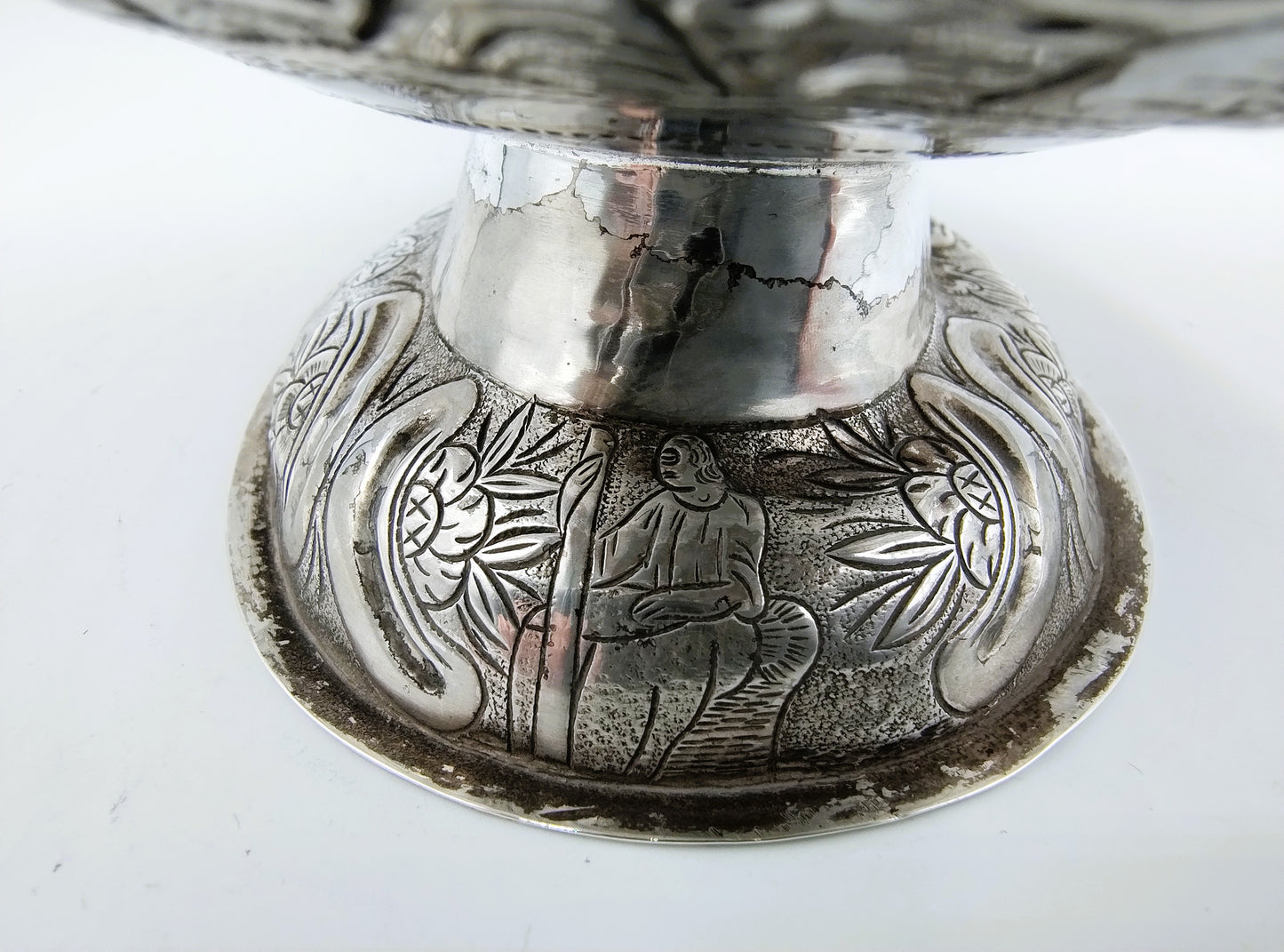 Zilveren brandewijnkom, J. van Leek, Leeuwarden, 1776