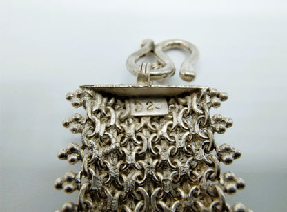 Vintage silver bracelet, filigree, 18 cm