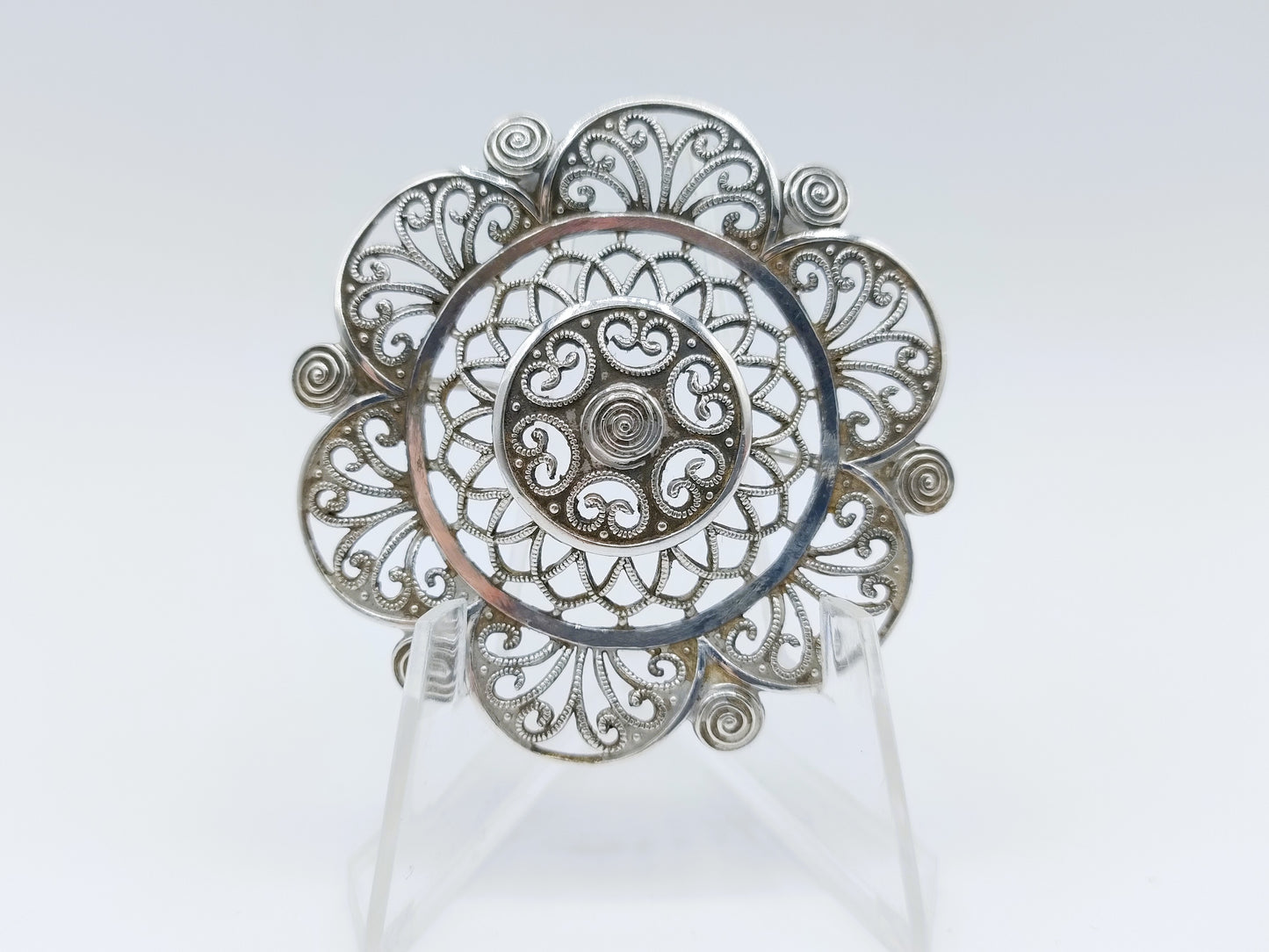 Vintage silver brooch