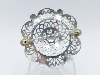 Vintage silver brooch