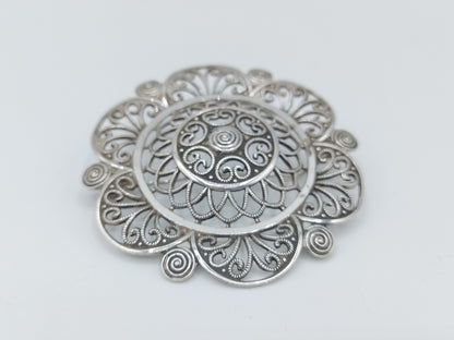 Vintage silver brooch