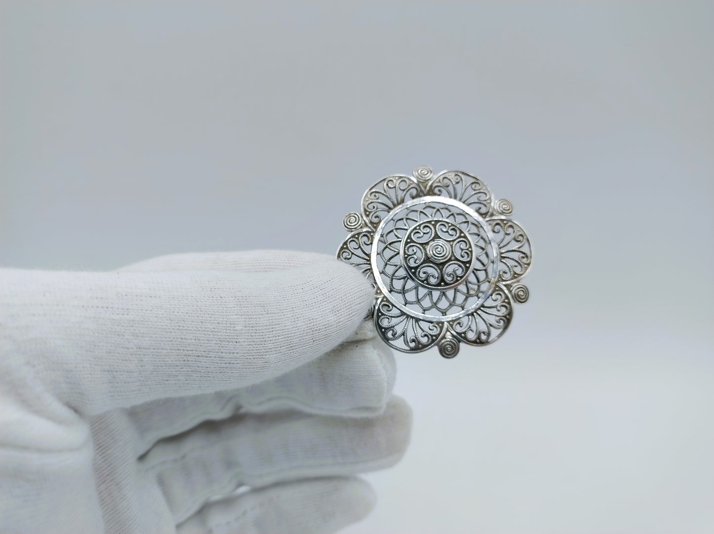 Vintage silver brooch