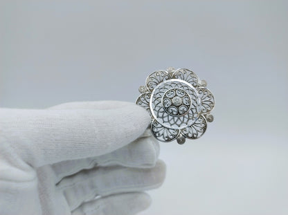 Vintage silver brooch