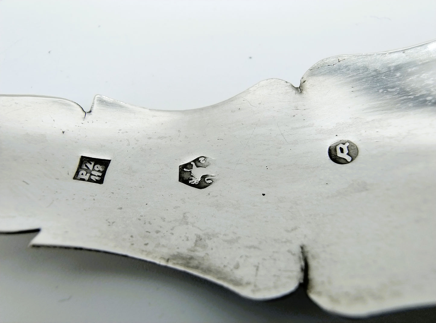 Silver sugar spoon, P. Suur, Schoonhoven, 1879
