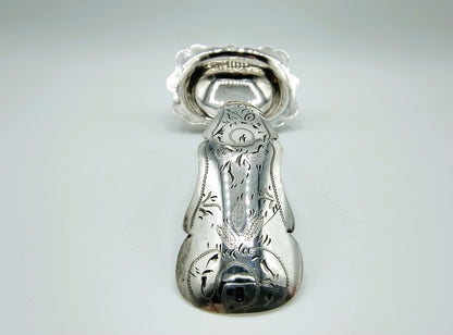 Silver sugar spoon, P. Suur, Schoonhoven, 1879