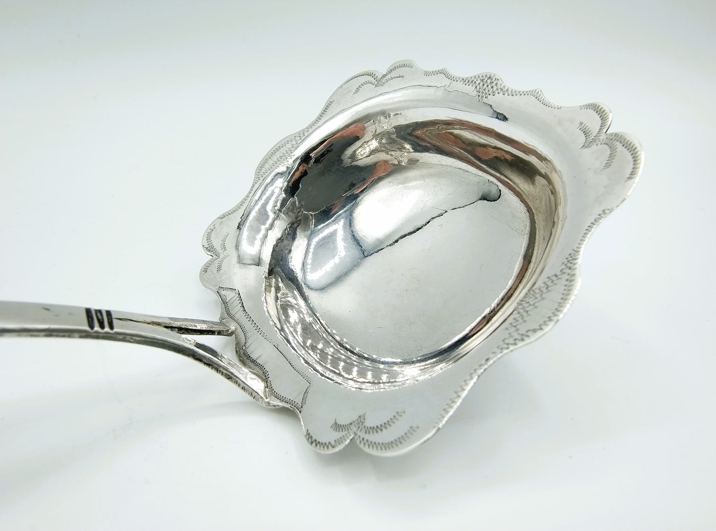 Silver sugar spoon, P. Suur, Schoonhoven, 1879