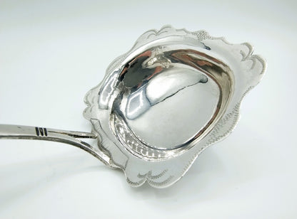 Silver sugar spoon, P. Suur, Schoonhoven, 1879